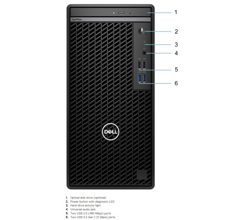 Компьютер Dell Optiplex 7010 MT i5-14500 / 16GB DDR4 / 512GB SSD / AMD Radeon Pro WX 2100 2GB (1*DP+2*mDP) / DVD-RW / LAN / TPM / 180W / Keyboard Ru + mouse (USB) / Windows 10 Pro / 1 год гарантии (id 32010) Компьютер Dell Optiplex 7010 MT i5-14500 / 16GB DDR4 / 512GB SSD / AMD Radeon Pro WX 2100 2GB (1*DP+2*mDP) / DVD-RW / LAN / TPM / 180W / Keyboard Ru + mouse (USB) / Windows 10 Pro / 1 год гарантии (id 32010)