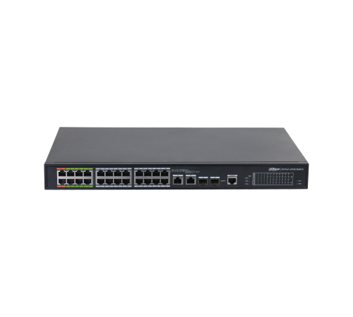 24-портовой коммутатор ePoE Dahua LR2226-24ET-360 DH-LR2226-24ET-360 24-портовой коммутатор ePoE Dahua LR2226-24ET-360 DH-LR2226-24ET-360