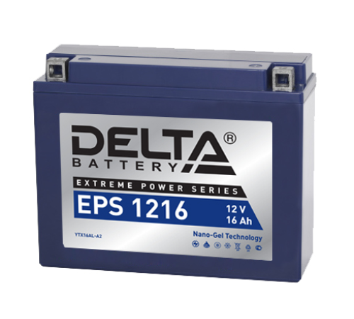 Стартерный аккумулятор Delta Battery EPS 1216 3401010090005