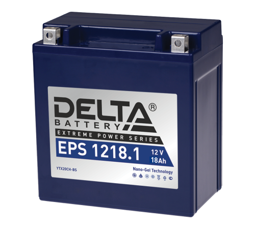 Стартерный аккумулятор Delta Battery EPS 1218.1 3401010090001