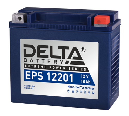 Стартерный аккумулятор Delta Battery EPS 12201 3401010090011
