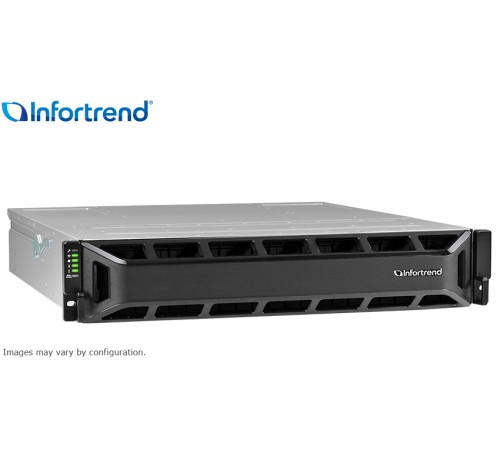 Система хранения данных Infortrend EonStor GS 2000 2U/24bay U.2 NVMe AFA,unified Dual controller,4x host board,4x4GB,2x(PSU+FAN),2x(SuperCap.+Flash),24xdrive trays,1xRM kit (GS 2024UR2) include 2x3.84Tb SSD HNBKSRP43841 (id 35969)