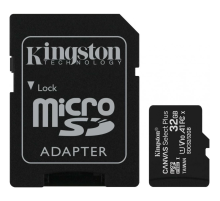 Карта памяти 32Gb MicroSD Kingston Canvas Select Plus + SD адаптер SDCS2/32GB