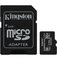 Карта памяти 32Gb MicroSD Kingston Canvas Select Plus + SD адаптер SDCS2/32GB