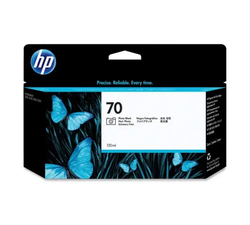 Картридж для плоттеров HP 70 фото черный C9449A
