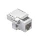 Модуль Keystone неэкранированный RJ11 (6p4c) 110/Krone тип 90° под инструмент белый Netko NK-RJ11-(6p4c) (51049)