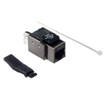 Модуль Keystone экранированный RJ45 cat.6, 90° без инструмента KE металлик Netko СКС KJ15-C6-FS (54136)