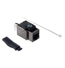 Модуль Keystone экранированный RJ45 cat.6, 90° без инструмента KE металлик Netko СКС KJ15-C6-FS (54136)
