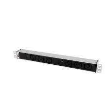 Блок розеток Rem -32 с инд. 6 IEC 60320 C19 32А алюм. 19 колодка Rem R-32-6C19-I-440-K 30112226304