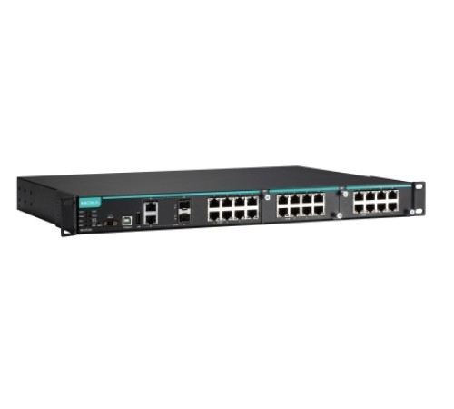 Шасси коммутатора Moxa IKS-6726A-2GTXSFP-48-T