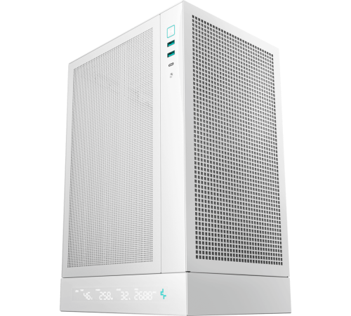 Корпус DeepCool CH170 DIGITAL White R-CH170-WHNPI0D-G-1