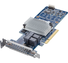 Контроллер Gigabyte RAID Controller PCIe 3.0 x8, SAS/SATA 12G, RAID 0,1,5,6,10,50,60, Cache 2Gb, SAS3108, 8 ports (2*int SFF8643), Up to 32 x physical devices via SAS expander, only for Gigabyte Servers (id 32850)