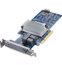 Контроллер Gigabyte RAID Controller PCIe 3.0 x8, SAS/SATA 12G, RAID 0,1,5,6,10,50,60, Cache 2Gb, SAS3108, 8 ports (2*int SFF8643), Up to 32 x physical devices via SAS expander, only for Gigabyte Servers (id 32850)