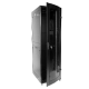 Шкаф телекоммуникационный напольный ПРОФ универсальный 42U (600x1000) дверь стекло чёрный в сборе ЦМО ШТК-МП-42.6.10-1ААА-9005 30141515500