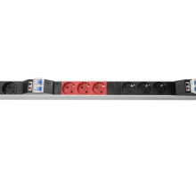 Верт блок розеток Rem -3x32 3 фазы 32A 6 авт инд 18 S 1420 мм вх IEC 309 шнур м Rem R-3X32-18S-A-I-1420-3-3PN 30112232200
