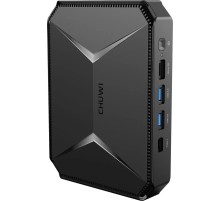 Компьютер Chuwi HeroBox Intel N-series N100 / 8Gb Onboard / 256Gb SSD / Intel UHD Graphics / WiFi / BT / HDMI 2.0 / VGA / M.2 2280 / 2xUSB3.0, 2xUSB2.0 / Type-C / Windows 11 Home / Black / 1 год гарантии (CWI527H) (id 15624)