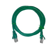 Патч-корд UTP4 cat 5e 1,5м ВС LSZH зеленый литой коннектор Netko Optima N.BC.UTP.5e-1.5m-7-lszh (67610)