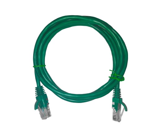 Патч-корд UTP4 cat 5e 1,5м ВС LSZH зеленый литой коннектор Netko Optima N.BC.UTP.5e-1.5m-7-lszh (67610)