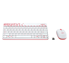 Беспроводной комплект Logitech Wireless Desktop MK240 Nano White Retail Combo (920-008212) (id 2512)