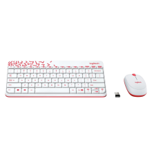 Беспроводной комплект Logitech Wireless Desktop MK240 Nano White Retail Combo (920-008212) (id 2512)