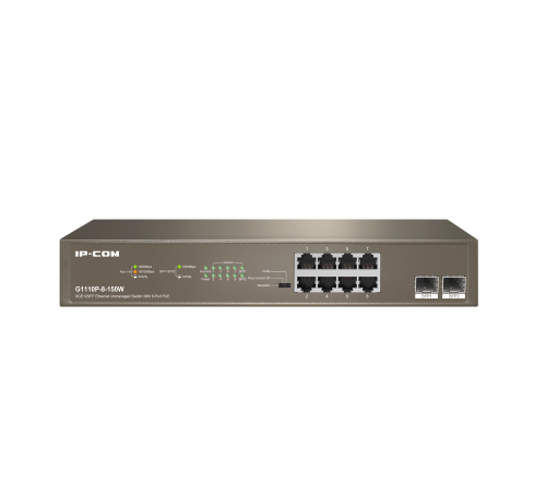 Коммутатор IP-COM G1110P-8-150W