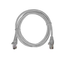 Патч-корд UTP4 cat 5е 1,5м ВС LSZH серый литой коннектор Netko Optima N.BC.UTP.5e-1.5m-2-lszh (67441)