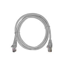 Патч-корд UTP4 cat 5е 1,5м ВС LSZH серый литой коннектор Netko Optima N.BC.UTP.5e-1.5m-2-lszh (67441)