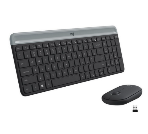 Беспроводной комплект Logitech Wireless Desktop MK470 Black (920-009206) (id 2514)