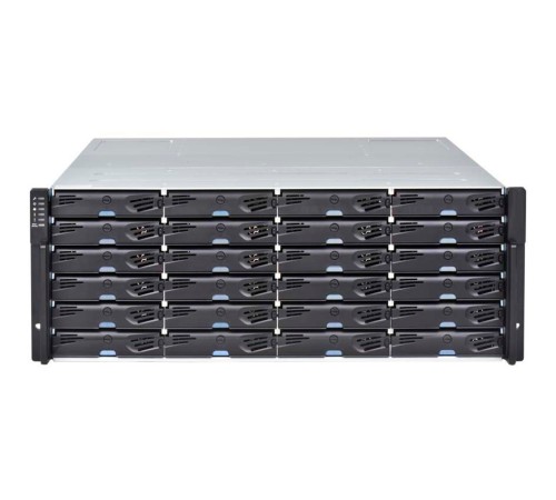 Система хранения данных Infortrend EonStor DS 2000 Gen2 4U/24bay Dual controller 2x12Gb SAS, 8x1G iSCSI + 2x host board, 2x4GB, 2x(PSU+FAN), 2x(SuperCap.+Flash), 1xRMk (ESDS 2024R2C-С) (id 34358)