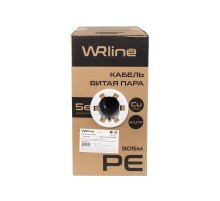 Кабель витая пара WRLine WR-FTP-4P-C5E-PE-BK