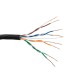 Кабель UTP4 cat.5е одножильный 305м Cu наружный черный Netko Optima Bronze N.UTP-69503.05E.1H (69503)