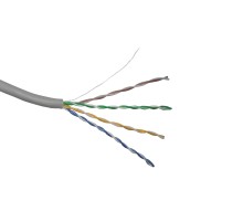 Кабель Skynet Premium UTP4 cat.5е одножильный 305м Cu нг-LSZH серый (66047) 66047