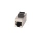 Проходной адаптер Keystone RJ45-RJ45 WRLine WR-CA-KJ-8P8C-C5E-SH