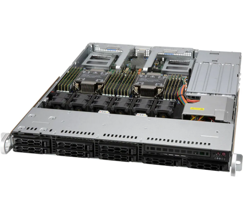 Серверная платформа в сборе SYS-120C-TR (bundle2): 1U, 2x LGA-4189, 16x DDR4 up to 4TB, 8x hs 2.5