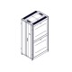 Монтажный шкаф Systeme Electric шкаф, серия Uniprom, 42U-750/1070, боковые панели 4шт, черный UR3150
