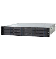 Платформа СХД Infortrend EonStor GS1012R2C0F0D-8U32 (12x3.5, 2U, Dual Redundant Controller incl: 4x4GB, 8x1Gb iSCSI, 2x Free host board slot, 2xSAS3 exp port, 2x(PSU 460W+FAN/SuperCap+Flash), Rackmount kit) (id 34328)