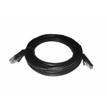 Патч-корд Netko FTP наружный 24AWG кат.5Е с заливными колпачками 5м черный 59317 (59317)