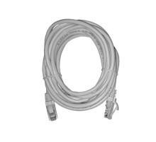 Патч-корд UTP4 cat 5e 5,0м ВС LSZH белый литой коннектор Netko Optima N.BC.UTP.5e-5.0m-0-lszh (67641)