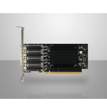 Сетевая карта/ NVIDIA ConnectX-7 HHHL Adapter Card, 25/50GbE, Quad-Port SFP56, PCIe 4.0 x16, Crypto Disabled, Secure Boot Enabled, Tall Bracket (id 29399)
