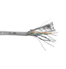 Кабель FTP4 cat.5е одножильный экранированный 305м Cu серый Netko Optima Bronze N.FTP-67669.05E.0B (67669)
