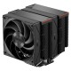 Кулер для процессора/ CPU Cooler PCCooler RZ620 BK (260W, 4-pin PWM, 157.5mm, Al/Cu, 6x6mm, 2x120mm, 86.73CFM, 32dBA, 2000RPM, S: 1851/1700/1200/115X, AM5/AM4, black)