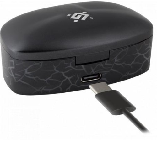 Defender Беспроводная гарнитура CyberDots 250 черный, игровые TWS, Bluetooth