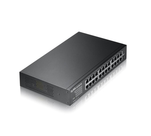 Коммутатор/ ZYXEL GS1100-24E Switch , 24xGE, rack 19 ", silent