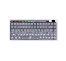 Клавиатура механическая беспроводная Dareu A84 Pro White (белый), 84 клавиши, switch BlueSky V3 (linear), подсветка RGB, подключение проводное+Bluetooth+2.4GHz, аккумулятор 2000mAh