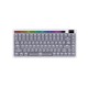 Клавиатура механическая беспроводная Dareu A84 Pro White (белый), 84 клавиши, switch BlueSky V3 (linear), подсветка RGB, подключение проводное+Bluetooth+2.4GHz, аккумулятор 2000mAh (Мятая упаковка)