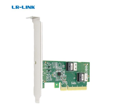 Адаптер для SSD/ PCIe x8 to Two SlimSAS SFF-8654 4i Adapter Адаптер для SSD/ PCIe x8 to Two SlimSAS SFF-8654 4i Adapter