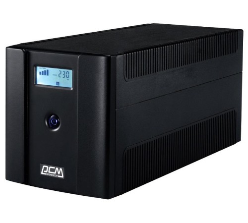 Источник бесперебойного питания Powercom Raptor, Line-Interactive, 1500VA/900W, Tower, 4xSchuko, LCD, USB (1107535)