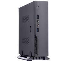 Корпус с внешним блоком питания 120Вт./ Case Foxline mITX 120W ext., DC-converter, 2xUSB3.0, 1x40mmFan, Black, VESA, powercord
