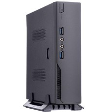 Корпус с внешним блоком питания 120Вт./ Case Foxline mITX 120W ext., DC-converter, 2xUSB3.0, 1x40mmFan, Black, VESA, powercord