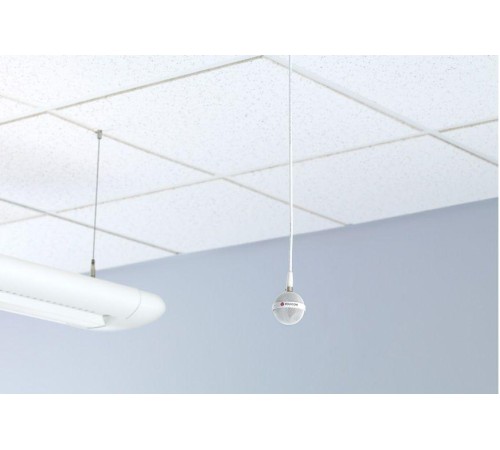 Микрофон потолочный/ Ceiling Microphone array - White "Primary". Includes 2ft/60cm drop cable, electronics Interface, wall plate with 10ft/3m & 50ft/15m plenum cable. For RealPresence Group, HDX & SoundStructure. See Extension for additonal arra